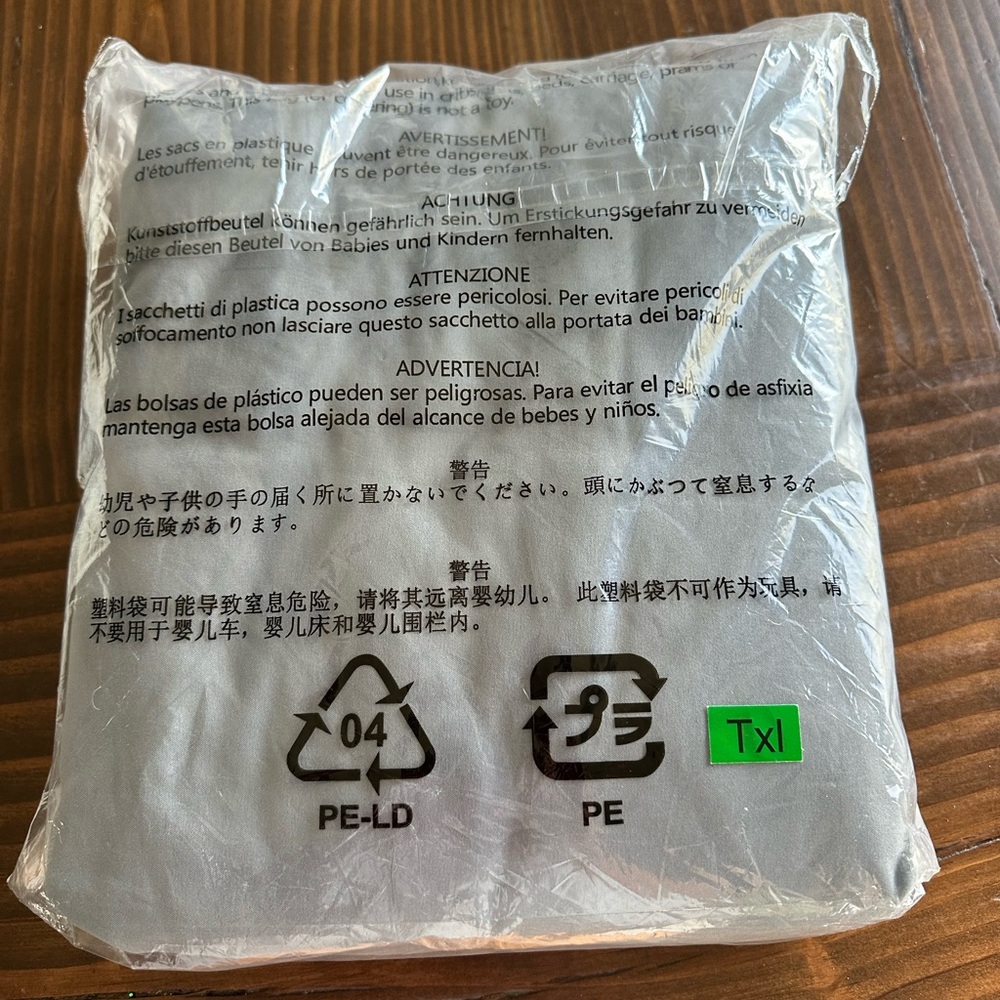 Gray Twin xl sheets. Never opened.